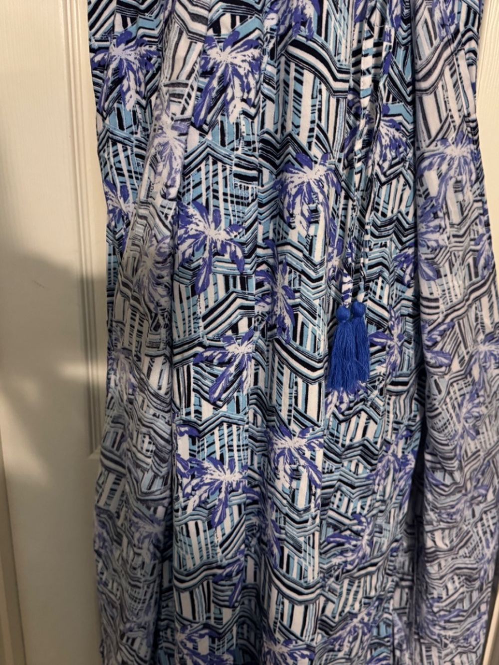 Blue Island Printed Dress, size XL,NWOT - Picture 5 of 10